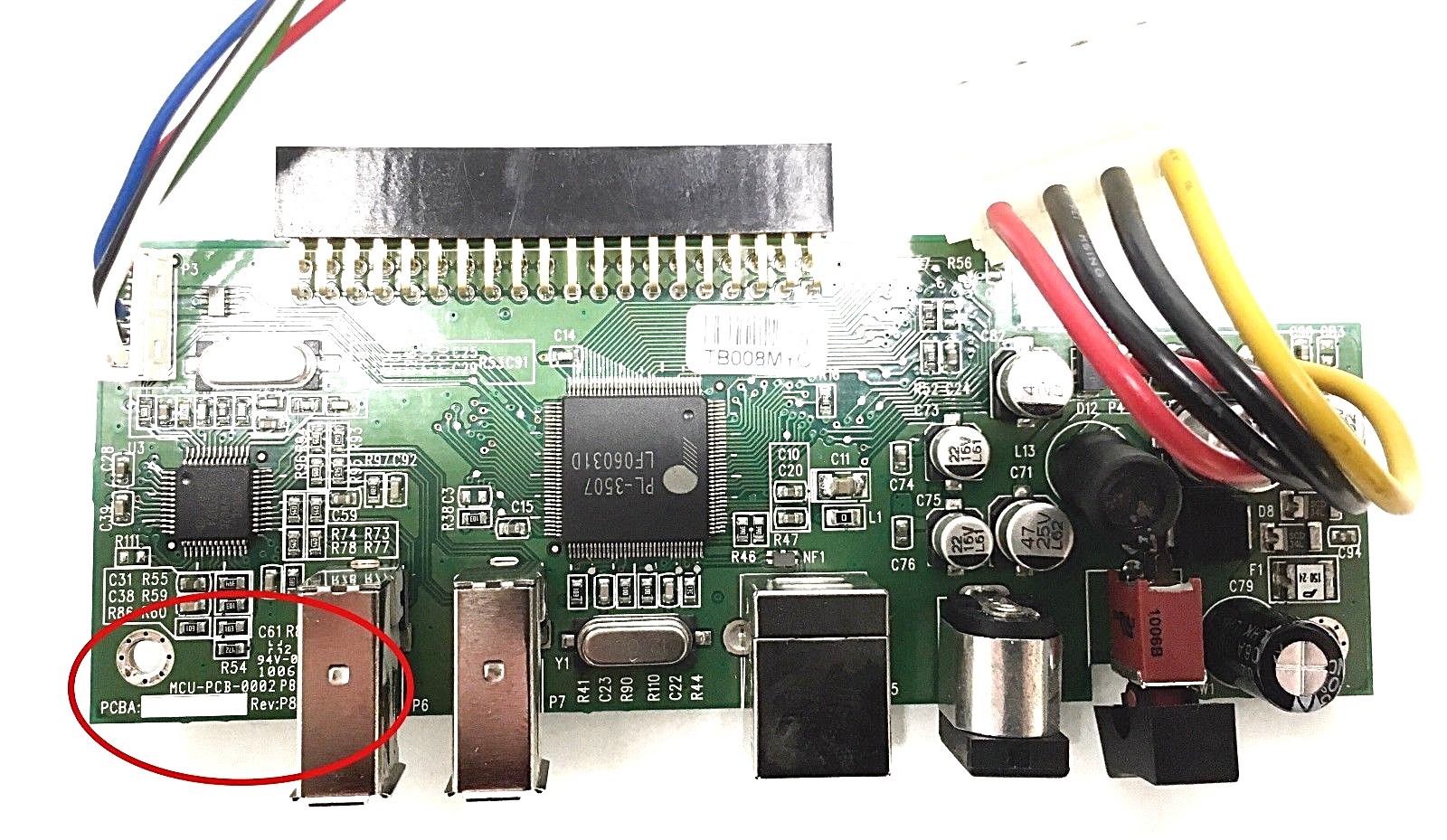 MAXTOR C61 R81 MCU-PCB-0002 P8 REV P8 PCB Controller Board Q171