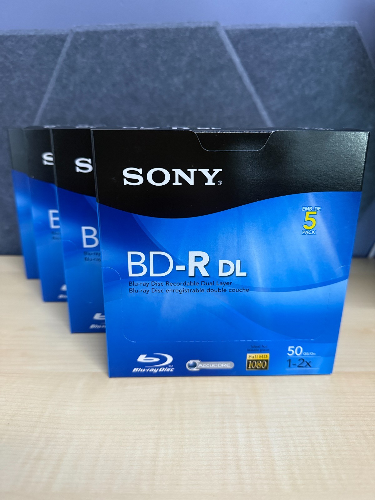 SONY 50GB BD-R DLBLU-RAY Disc RECORDABLE DUAL LAYER  - QTY 20