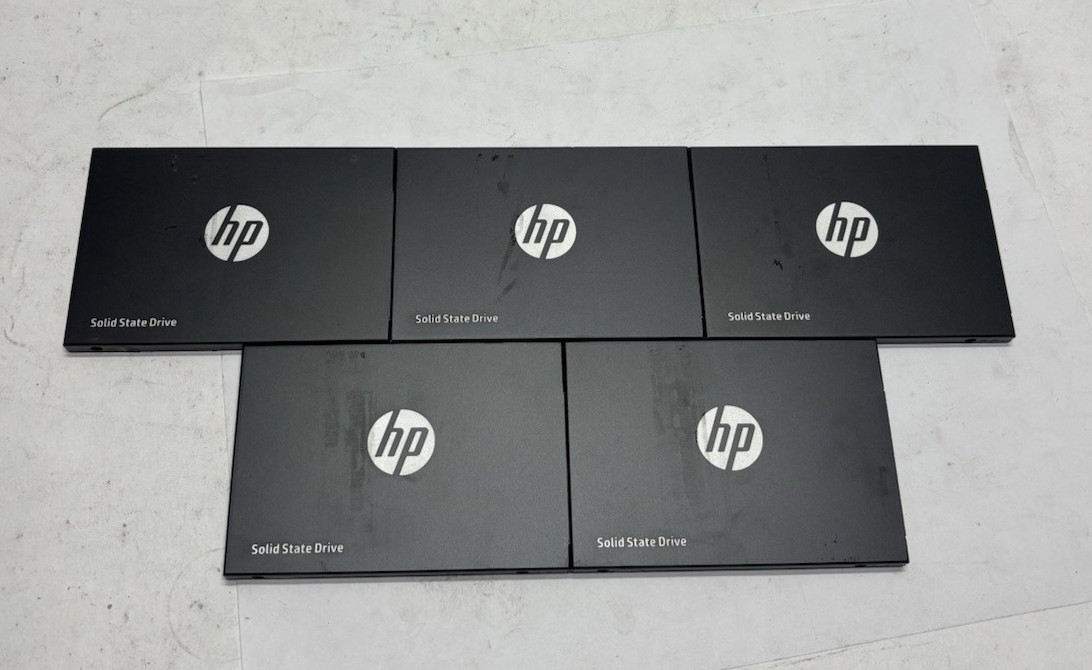 Lot of 5, HP S700 500GB 2.5" SATA III SSD, 2DP99AA#ABC - Tested