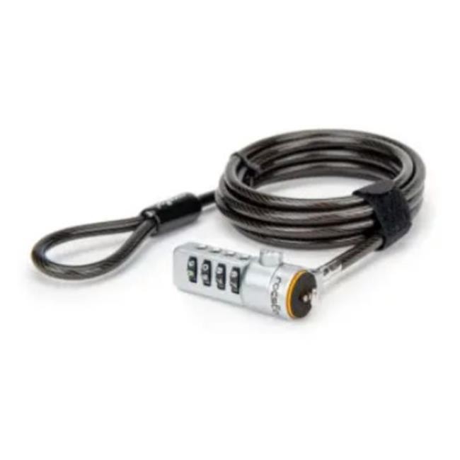 Rocstor Y1RB008B1_3 Security Cable Lock 6ft Zinc Alloy Black