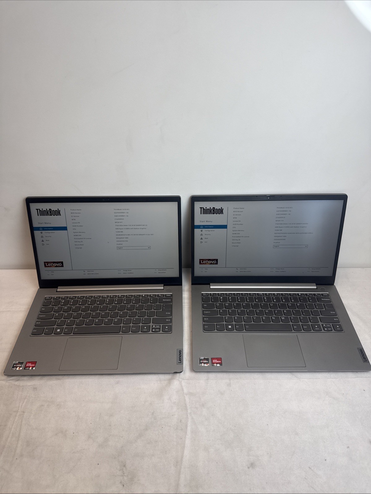 (N) TWO Lenovo ThinkBook 14 G3 ACL 14" Ryzen 3 5300U 16GB 256GB
