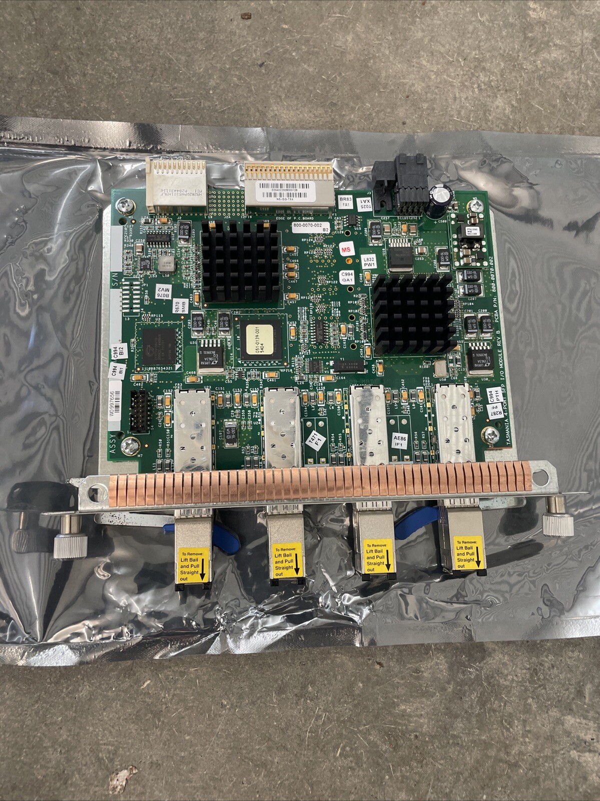 NS-ISG-TX4 Juniper ISG 4-Port Mini GBIC-TX ISG I/O Expansion Module 910-0191-000