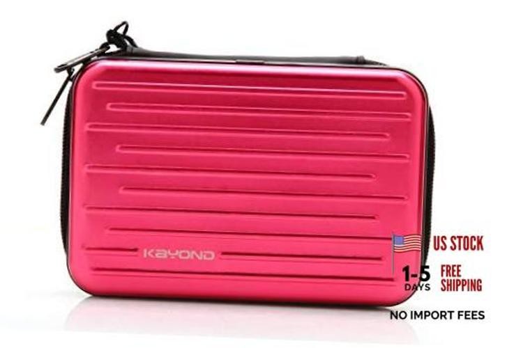 Anti-Shock Silver Aluminium Carry Travel Protective Storage Case Bag for Red
