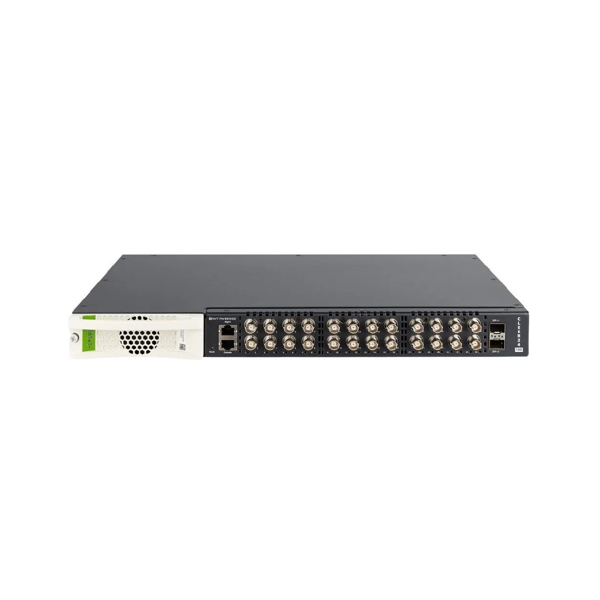 NVT Phybridge NV-CLR-024-10G CLEER24-10G: 10 Gigabit 24-Port EoC PoE Switch