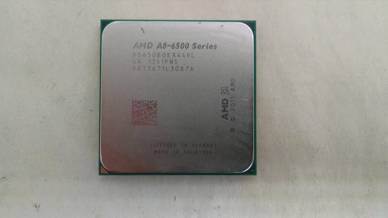 Lot of 2 AMD A8-6500B Socket FM2 3.5 GHz Desktop CPU Processor AD650BOKA44HL