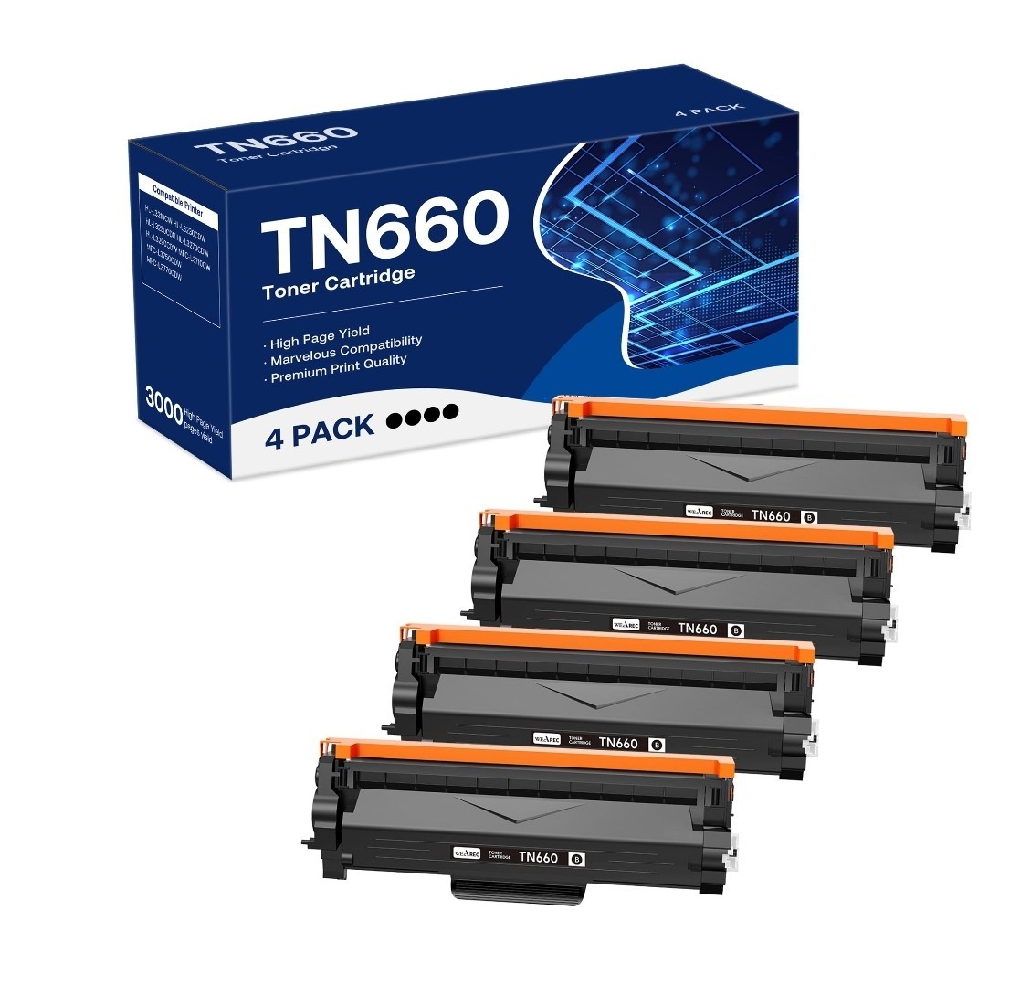 WEAREC Compatible Toner Cartridge Replacement for Brother TN660  TN630 HYW