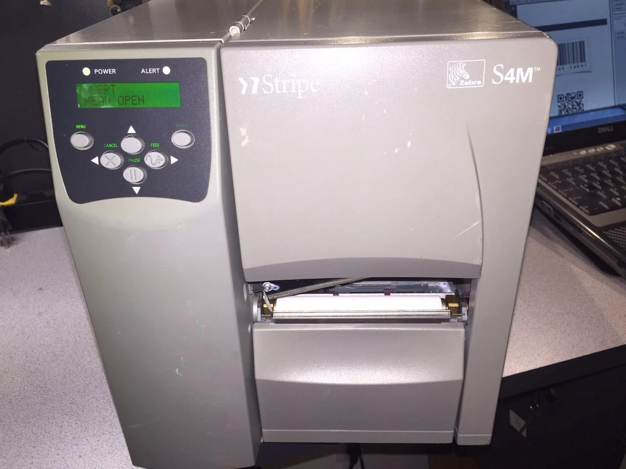 Zebra S4M DT/TT Industrial Shipping Printer S4M00-3001-1700T Ethernet USB 300dpi