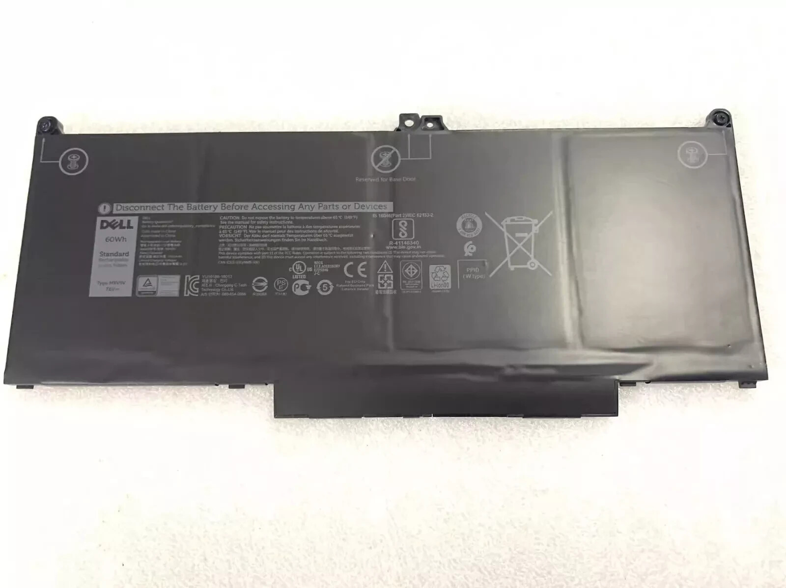 Genuine 60Wh MXV9V Battery For Latitude 7300 E7300 Series 5VC2M 05VC2M 829MX NEW