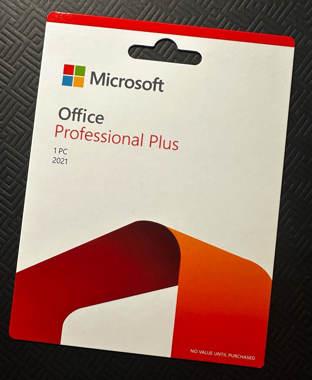 Microsoft Office Professional 2021 Product Key Card Physical Mail 1 PC Win