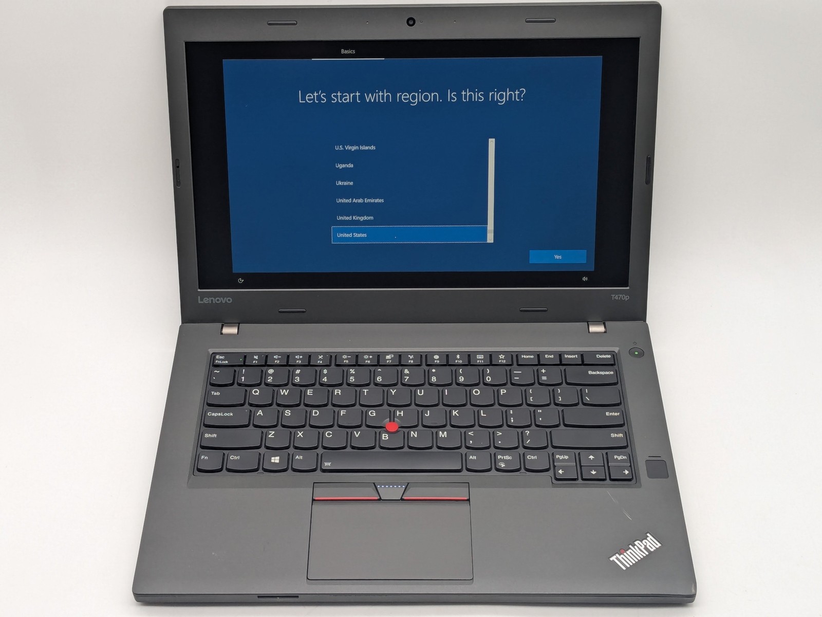 Lenovo ThinkPad T470p 14" FHD I7-7820HQ 256GB SSD 16GB W10P GeForce 940MX