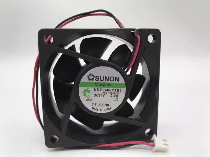 1PCS SUNON/Jianzhun 6025 KDE2406PTB3 24V 2.4W 6cm Variable Frequency DC Fan