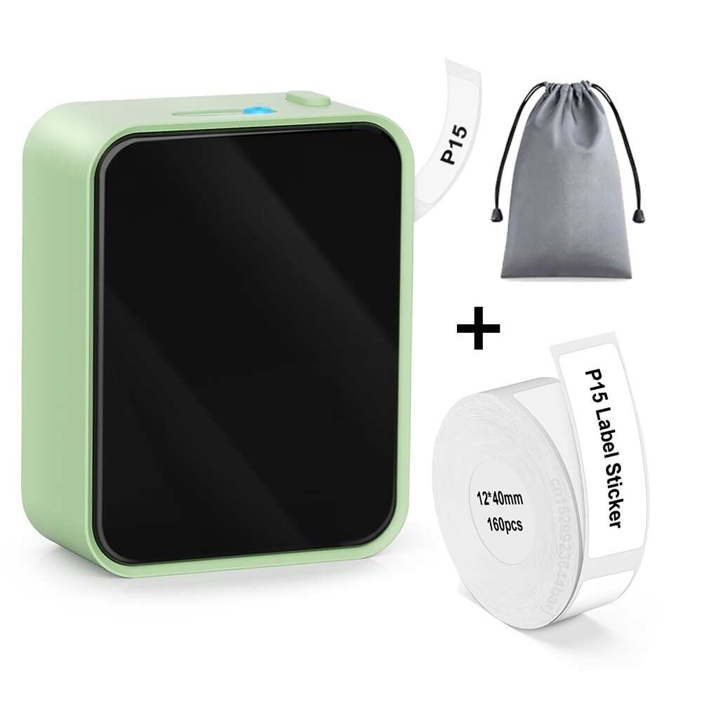 Label Maker Machine with Tape Portable Sticker Barcode Bluetooth Thermal Printer