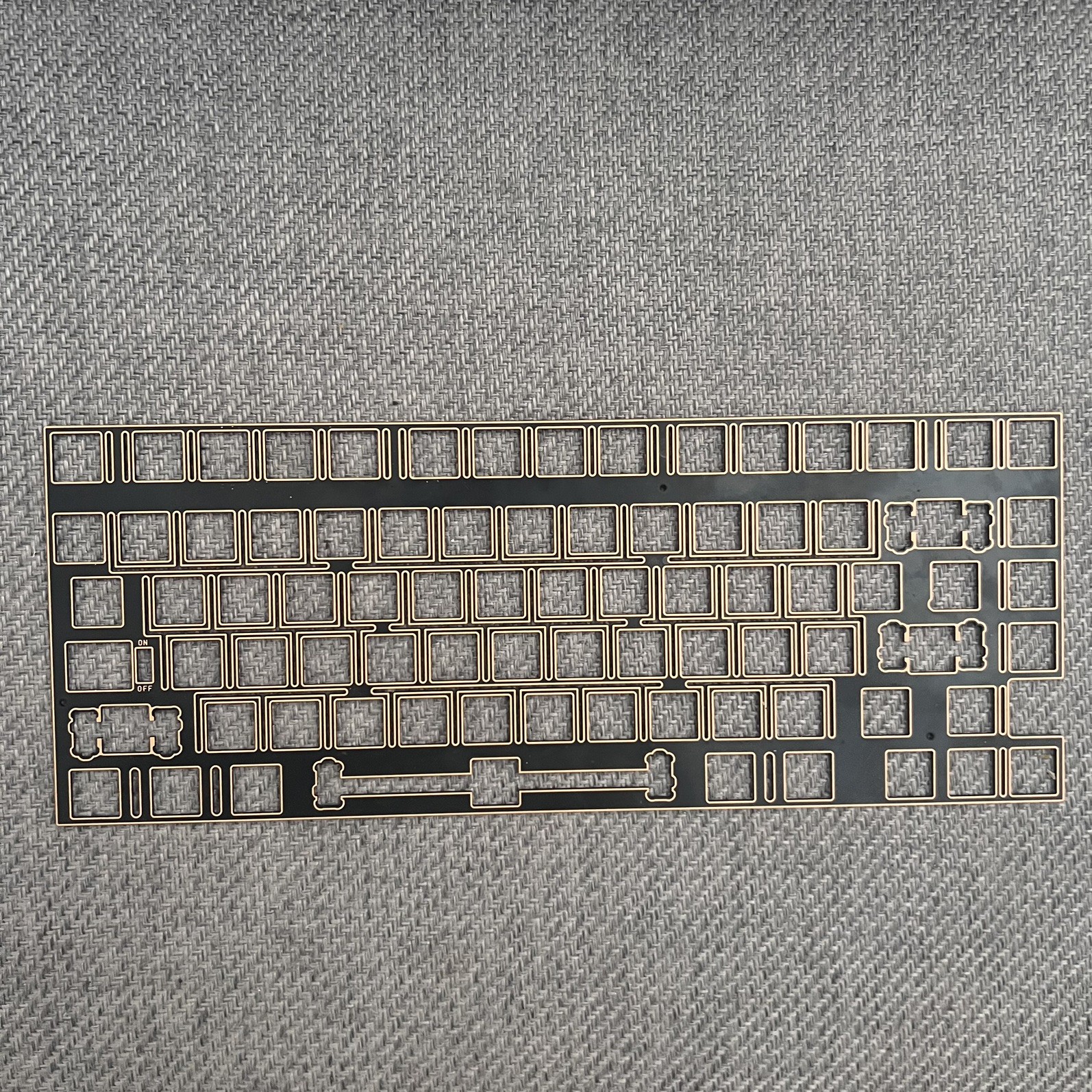 Womier RD75 Pro ANSI Keyboard Positioning FR4 Plate
