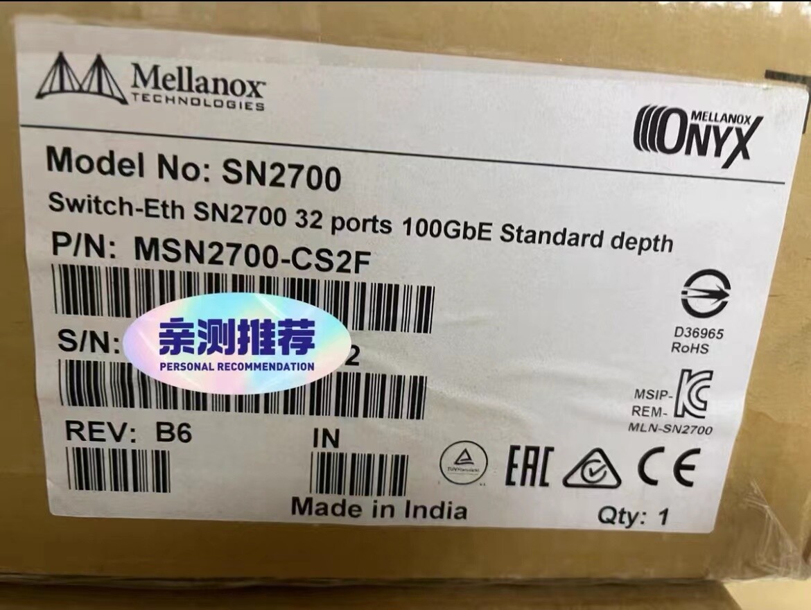 SN2700 Mellanox New original MSN2700-CS2F sn2700 MSN2700 CS2F Switch