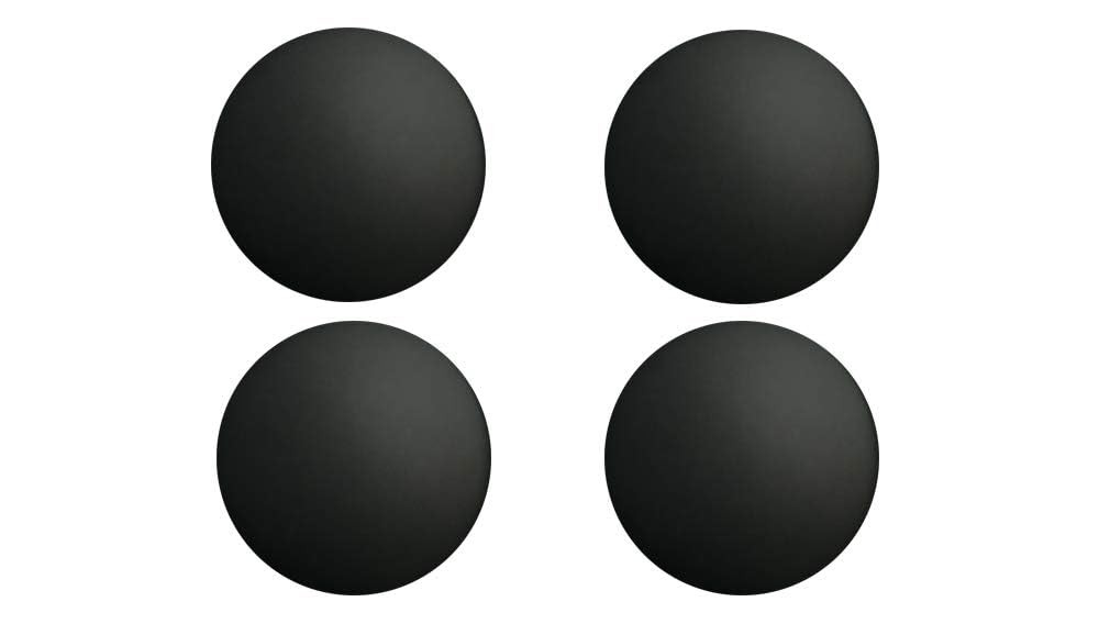 California JOS 6 Pcs Anti Slip Self Adhesive Rubber Feet Pad 4 Count Black