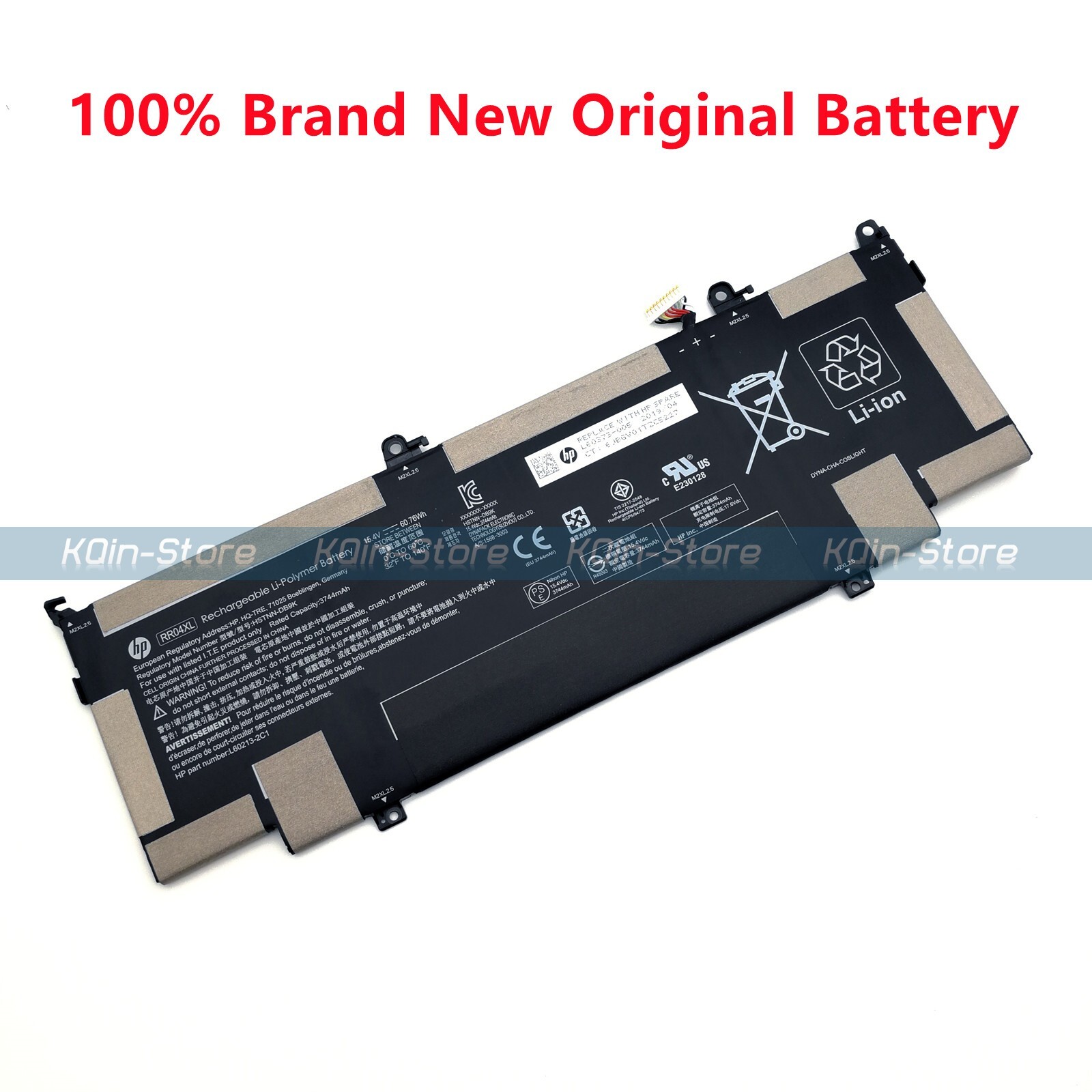 New RR04XL 60.76Wh Battery for HP Spectre x360 13-AW0000 L60373-005 HSTNN-OB1M