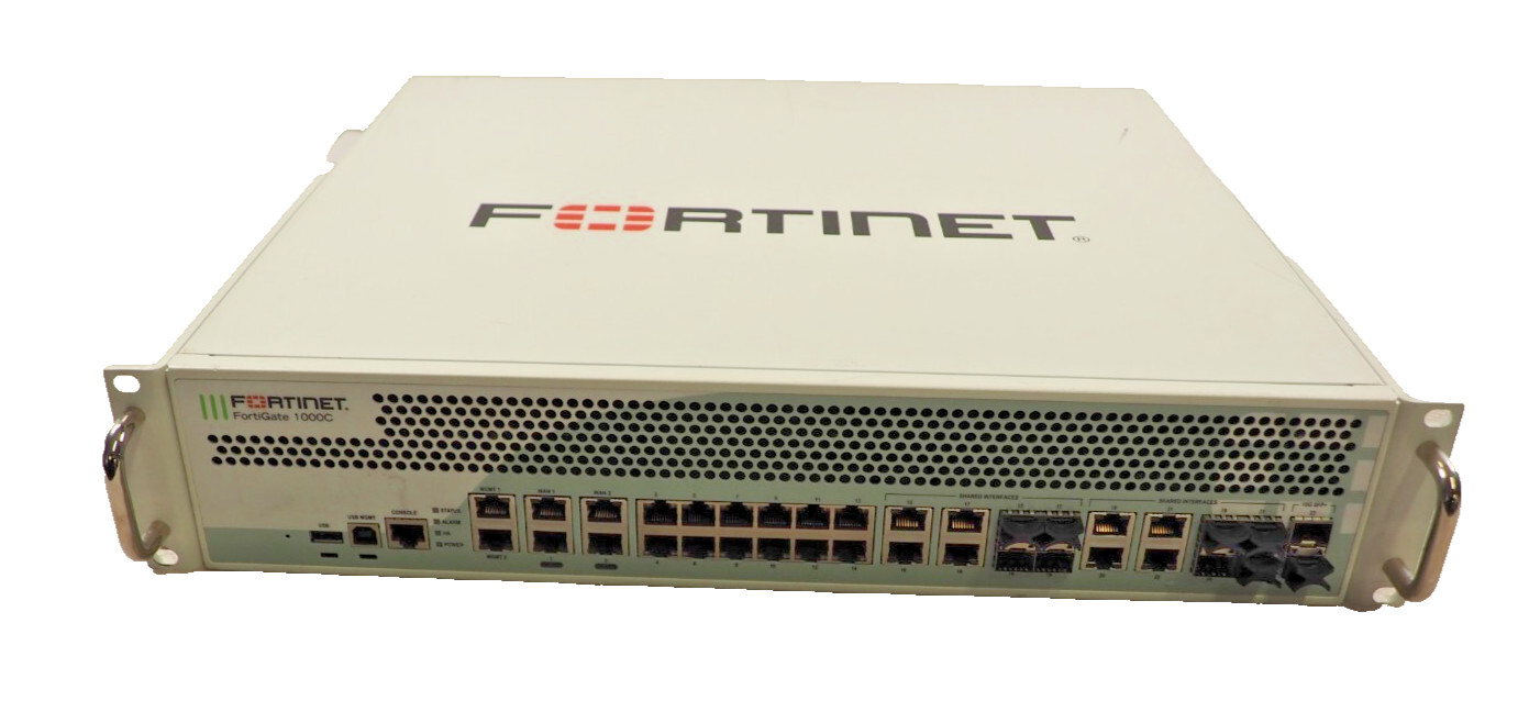 Fortinet FG-1000C Fortigate-1000C Firewall Security Appliance P08904-04-25