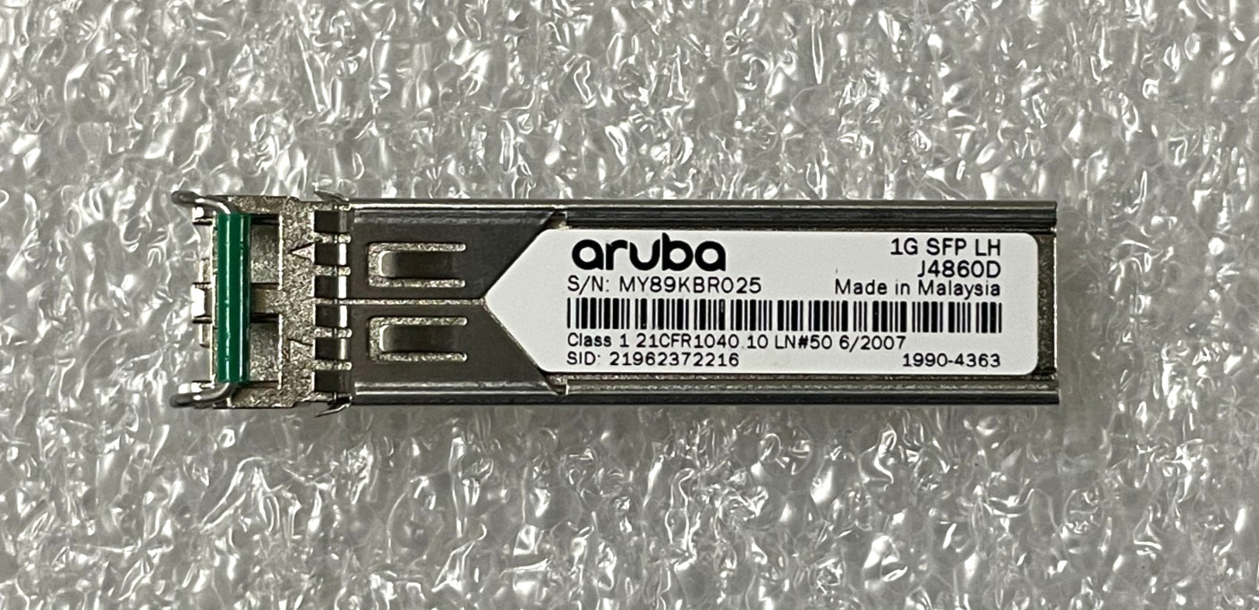 HPE J4860D Aruba 1990-4363 1Gbps 1550nm 70km Single Mode Fibre SFP Module