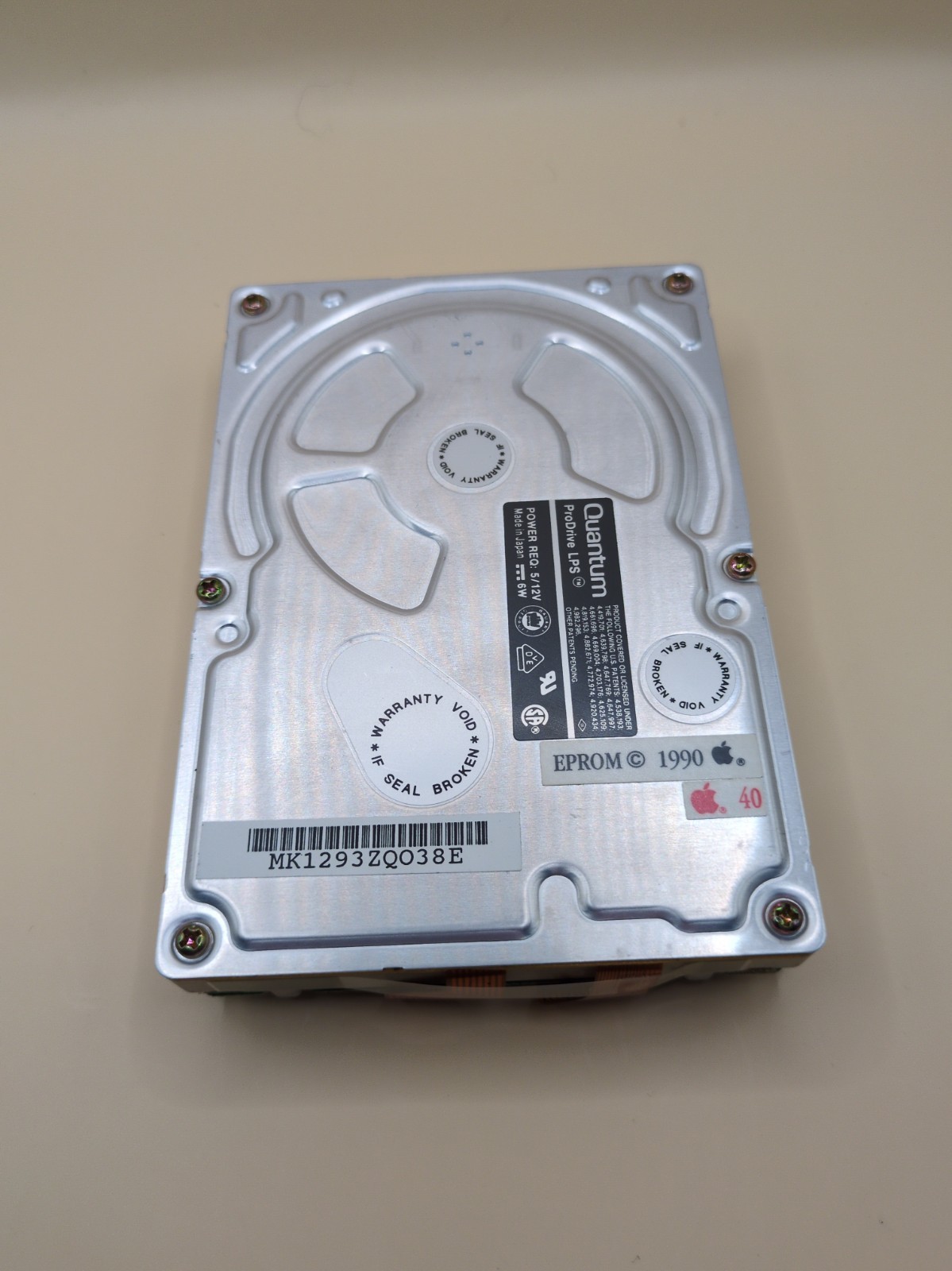 40MB Macintosh LC SCSI Hard Drive Quantum ProDrive LPS | Tested System 7.1
