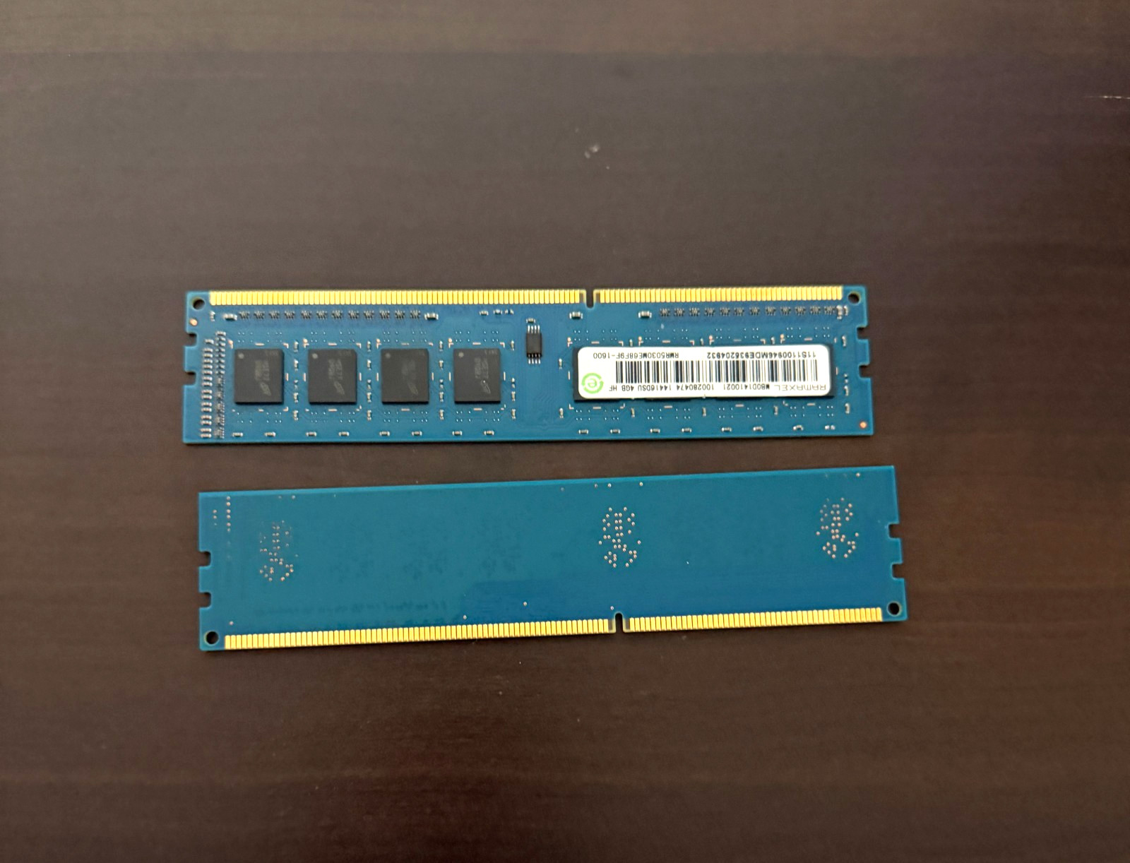 Ramaxel 4GB DDR3L PC3L-12800 1600MHz 240-Pin Desktop Memory DIMM 1.35V
