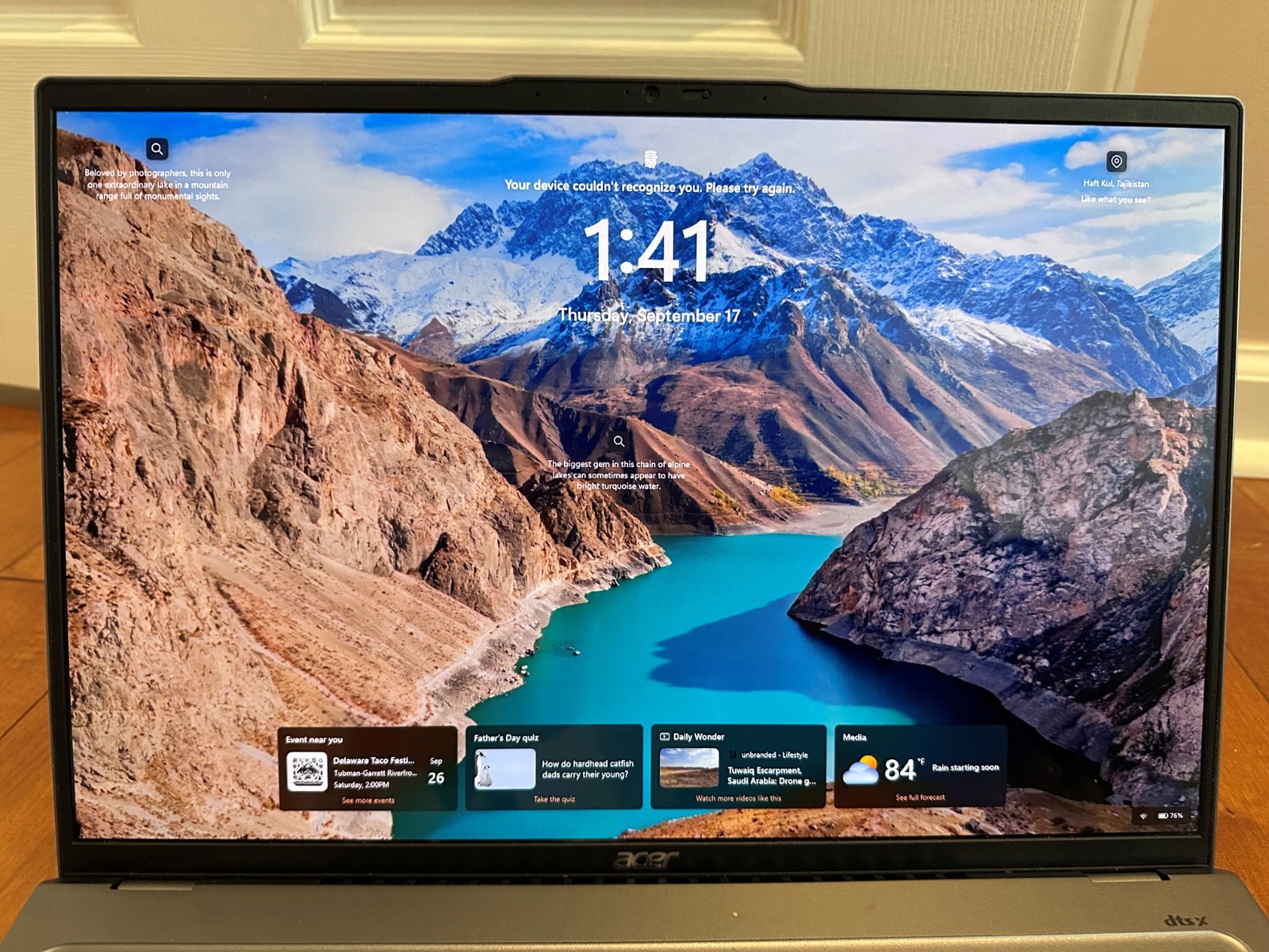 Acer Swift Edge 16" 3.2K 120Hz OLED Laptop (Ryzen 7 7840U, 16GB, 1TB SSD) - Mint
