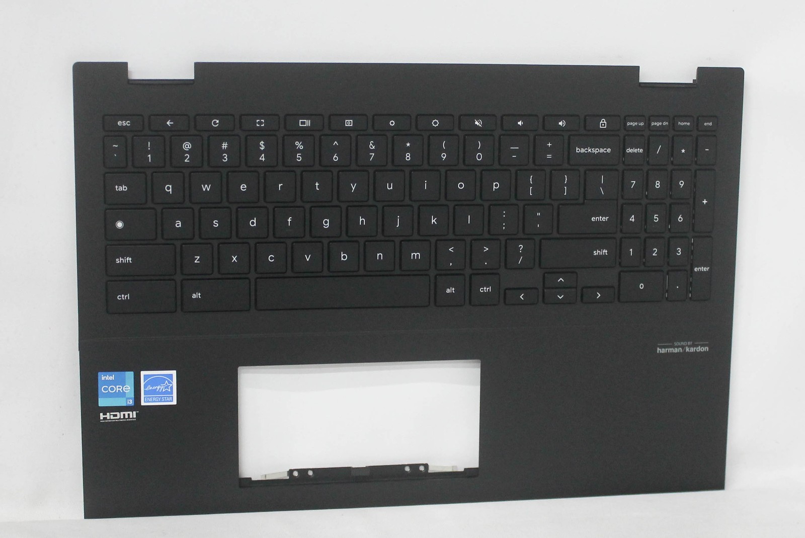 90NX0361-R30012 Asus Palmrest Top Cover W/ K/B (Us) Module/As Bl "GRADE A"