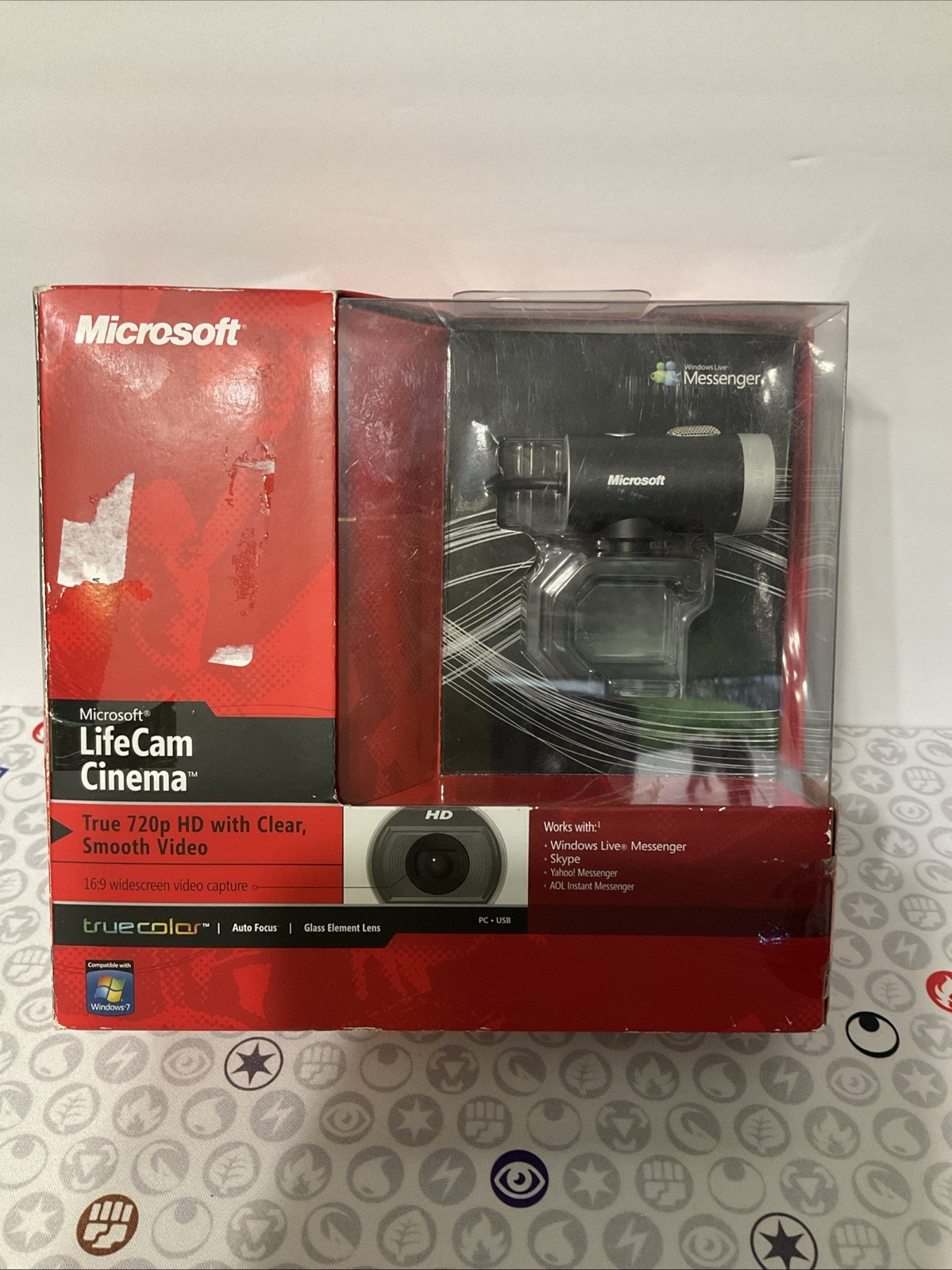 Microsoft H5D00001 Web Cam - New Open Box - Fast 
