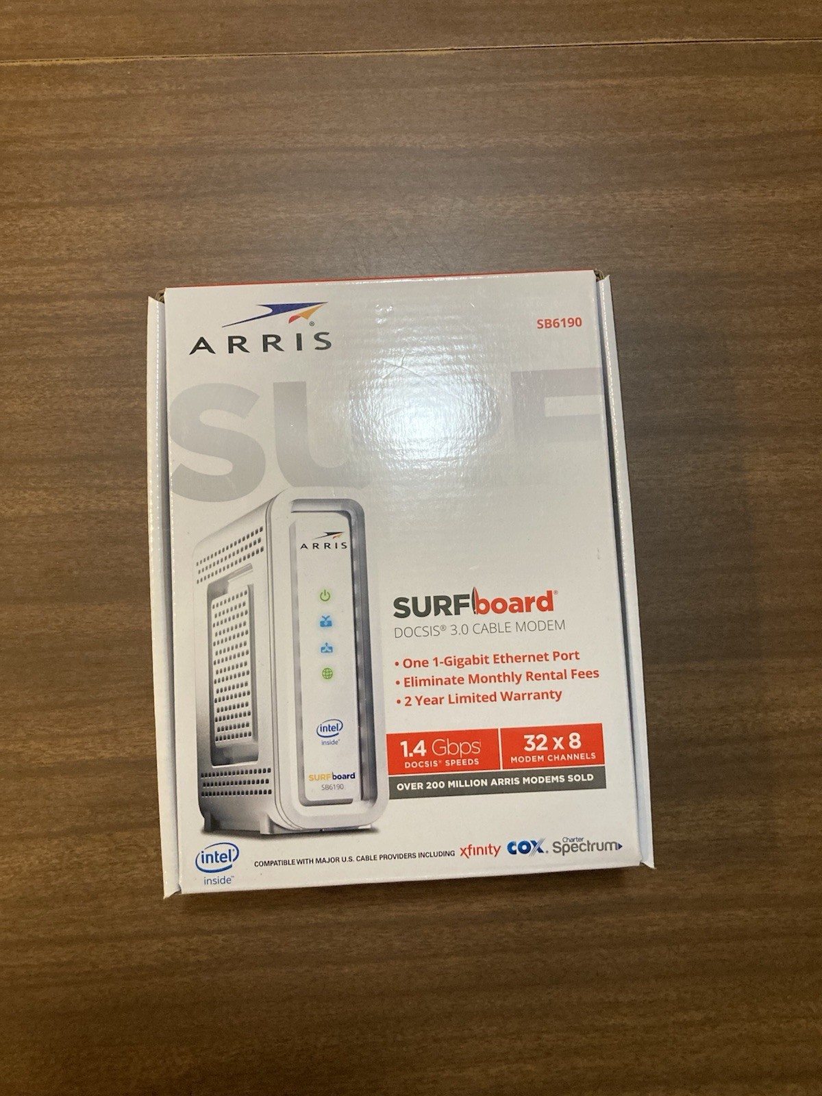 ARRIS SB6190 W/ Power Cord + Ethernet Cable [Not Working/For Parts]