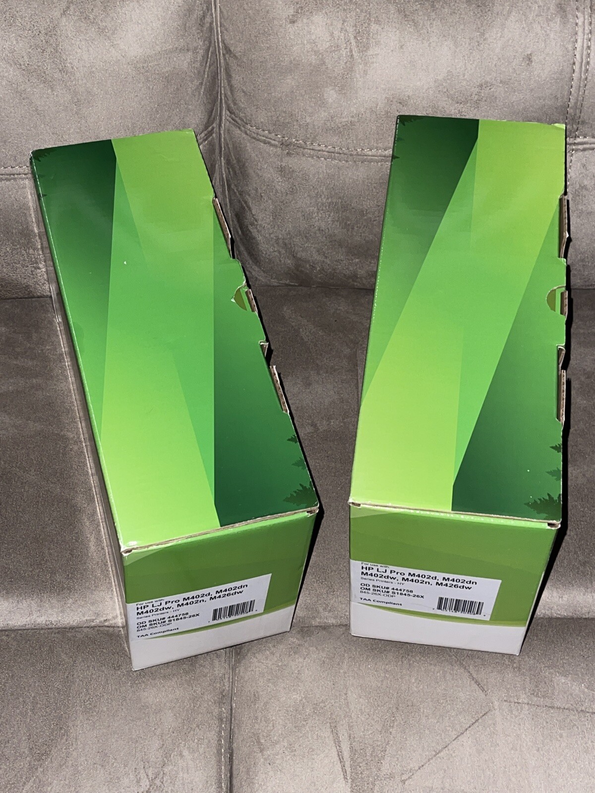 Lot of 2 IPW Preserve 845-26X-ODP High-Yield Black Toner  for HP LJ Made in USA