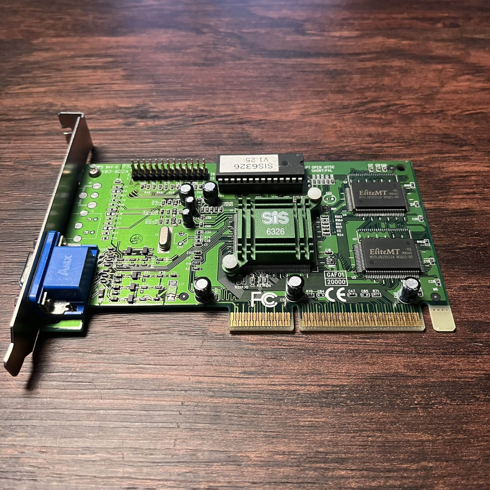 SiS 6326 4MB AGP Video Card AGP 1.0 For DOS/95/98/ME