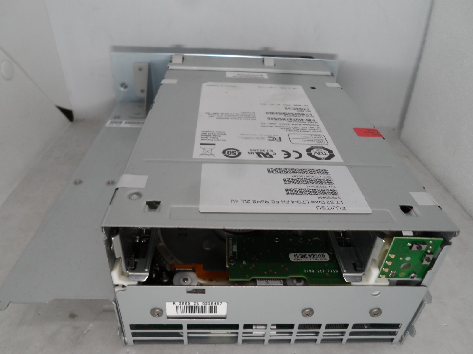 Fujitsu HP LTO4 FC 4GB Tape drive W/tray for LT autoloaders PD099L#104 376085444