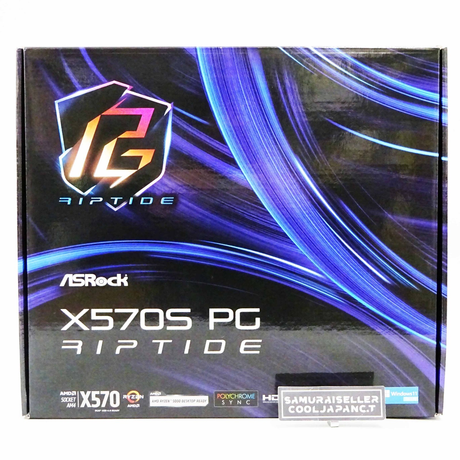 ASRock X570S PG RIPTIDE AM4 AMD X570 SATA 6Gb/s ATX AMD DDR4 Motherboard NEW