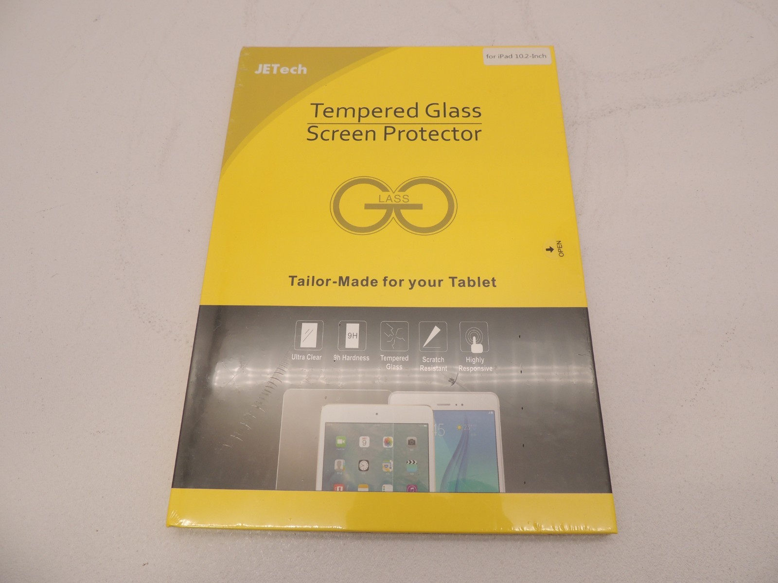 JETech One Touch Install Screen Protector for 10.2" iPad 7th 8th 9th Generation