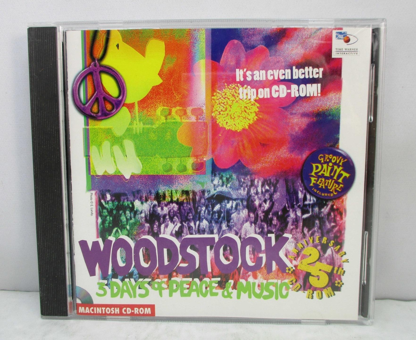 1994 Woodstock: 25th Anniversary Interactive CD-ROM Macintosh - Tested & Working