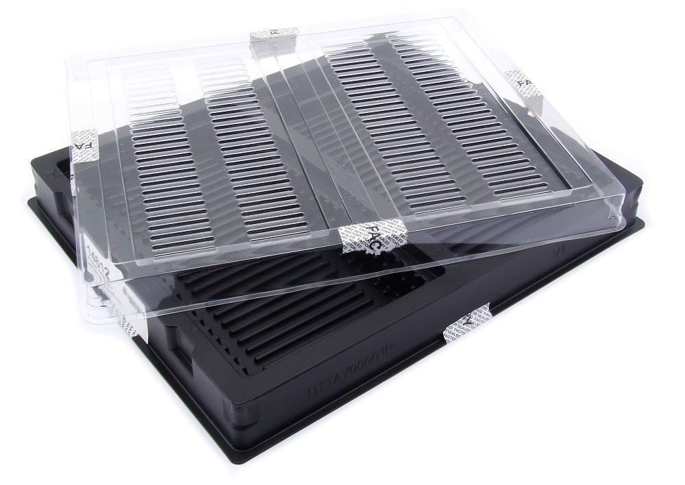 50x RAM Box Tray DDR2 DDR3 DDR4 DDR5 ESD DIMM Memory Shipping Storage Transport