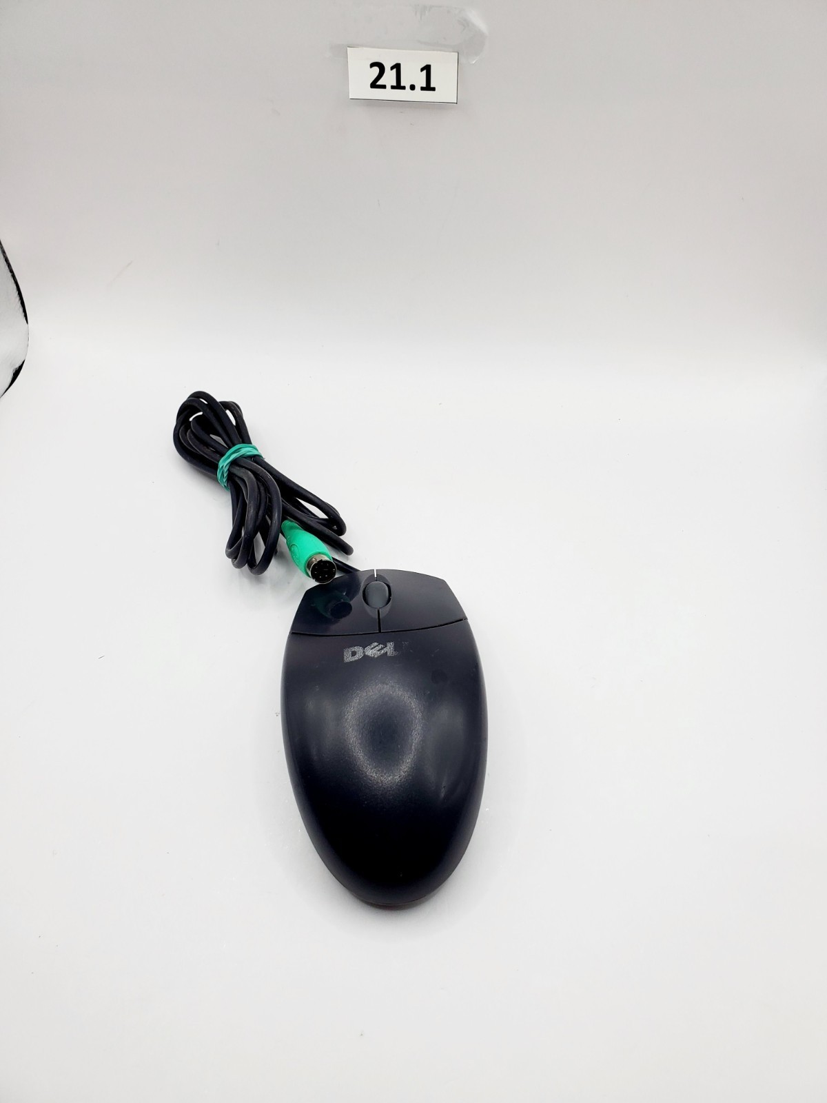 Vintage DELL  (M-S69, M071KC) Black PS/2 Scroll Wheel Wired Ball Mouse
