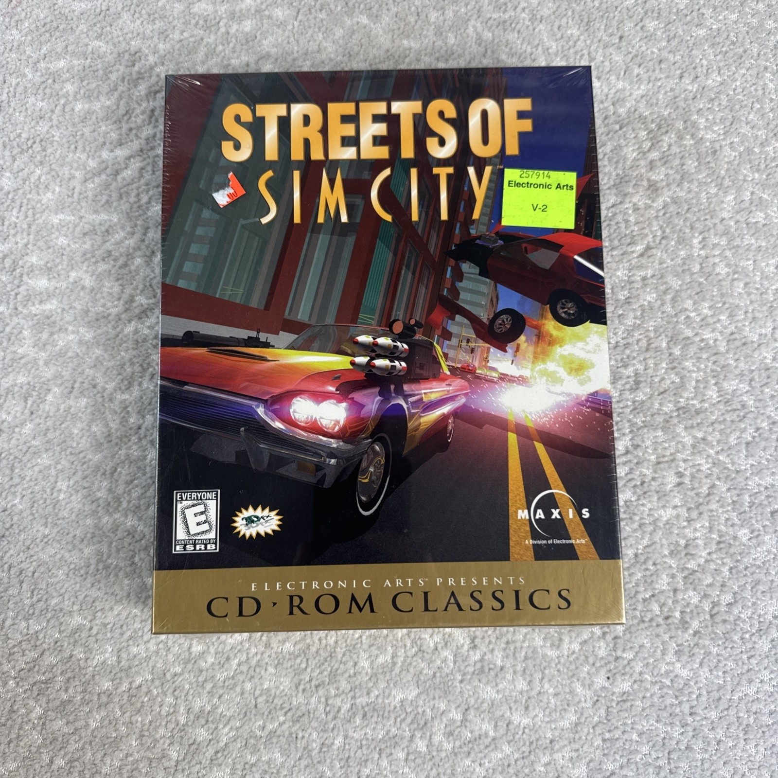 Vintage Streets of SimCity PC Game CD-ROM New Sealed Maxis Electronic Arts 1997