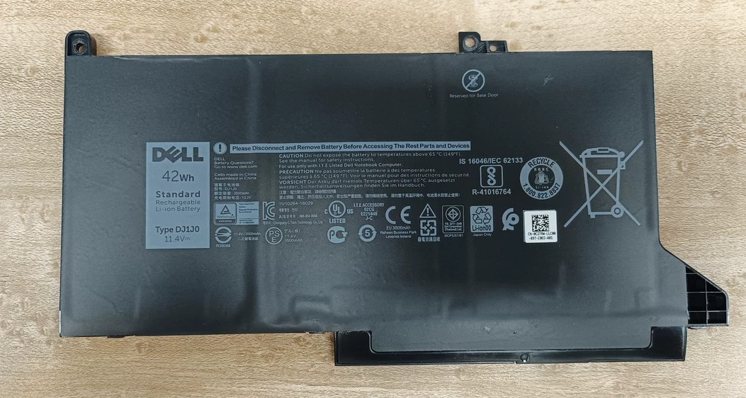 OEM Genuine  42Wh DJ1J0 Battery For Dell Latitude E7280 E7290 E7380 E7390 E7480