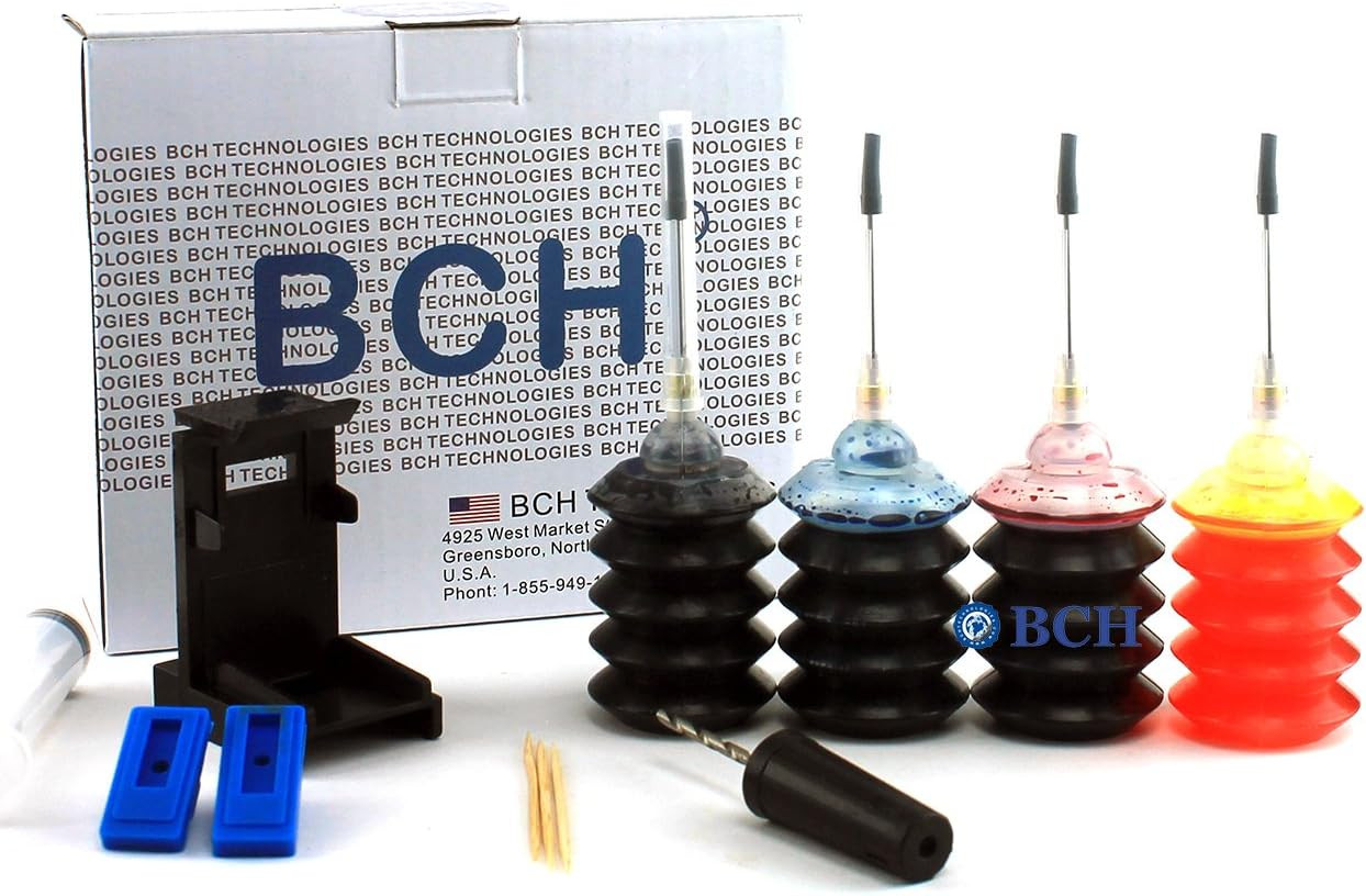 BCH Ink Refill Kit Compatible with Canon PG-260, CL-261, PG-240, CL-241, 275, 27