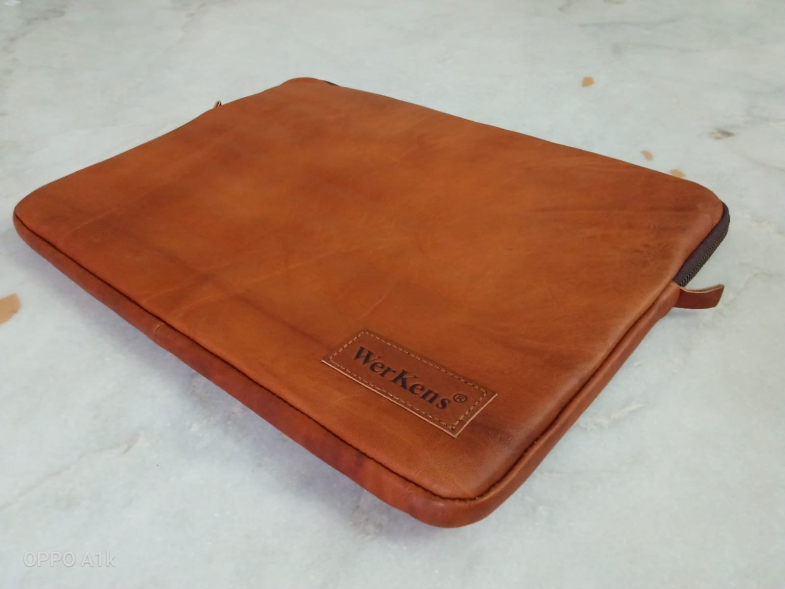 Leather Laptop Sleeve Case 15 Inch 15.6" MacBook Pro Air Notebook Computer Bag