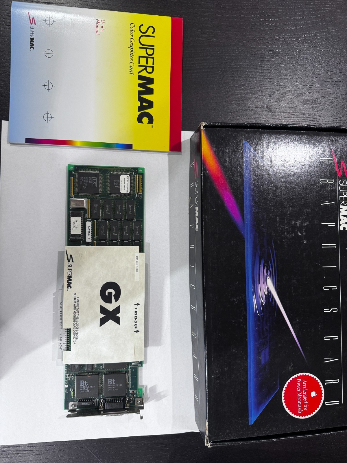 SuperMac Thunder II GX 1152 NuBus Graphics Accelerator Card for Macintosh Boxed