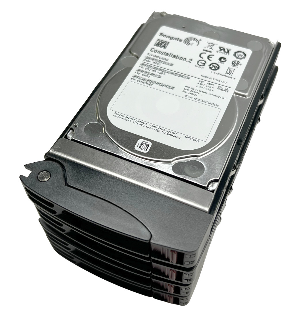 (LOT OF 4) Seagate ST91000640NS Constellation.2  1TB SATA 7200RPM 6G 2.5" HDD