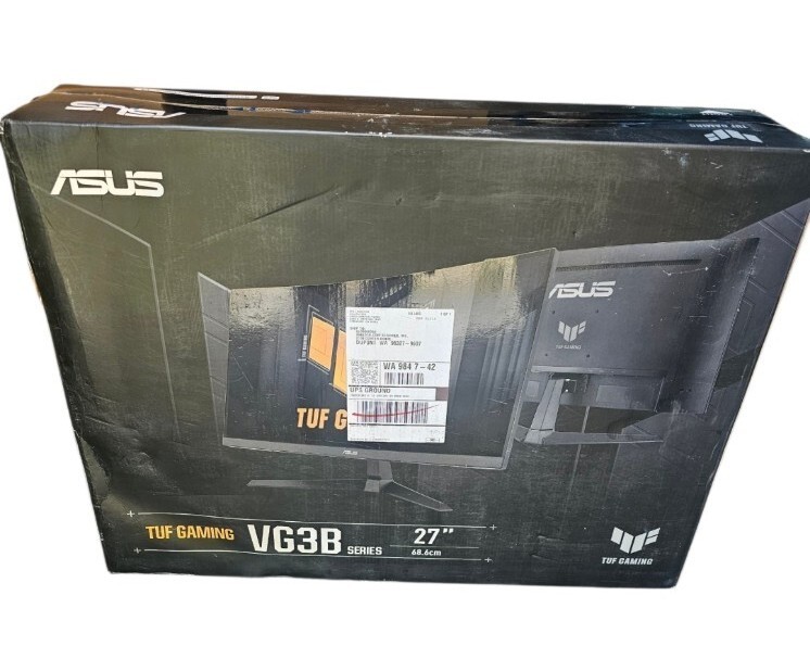 ASUS TUF VG3B Curved Gaming Monitor 27” 1920x1080P HDMI (VG27VQ3B) NEW SEALED