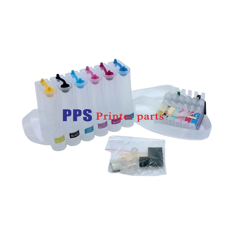 T0791 Empty Bulk CISS System with ARC Chip Fits For Stylus Photo 1400 1500W 1430