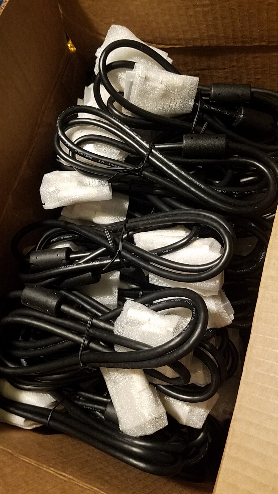 QTY 50 Bulk NEW 5ft DVI-D Male to Male Single Link Display Monitor Video Cables