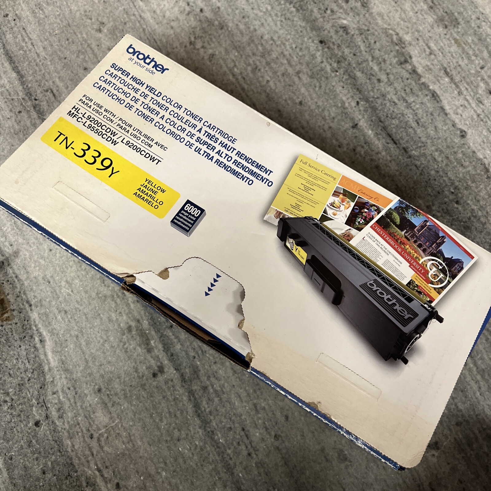 Genuine Brother TN3339Y TN-339Y Super High Yield Toner Cartridge Yellow L900CDW