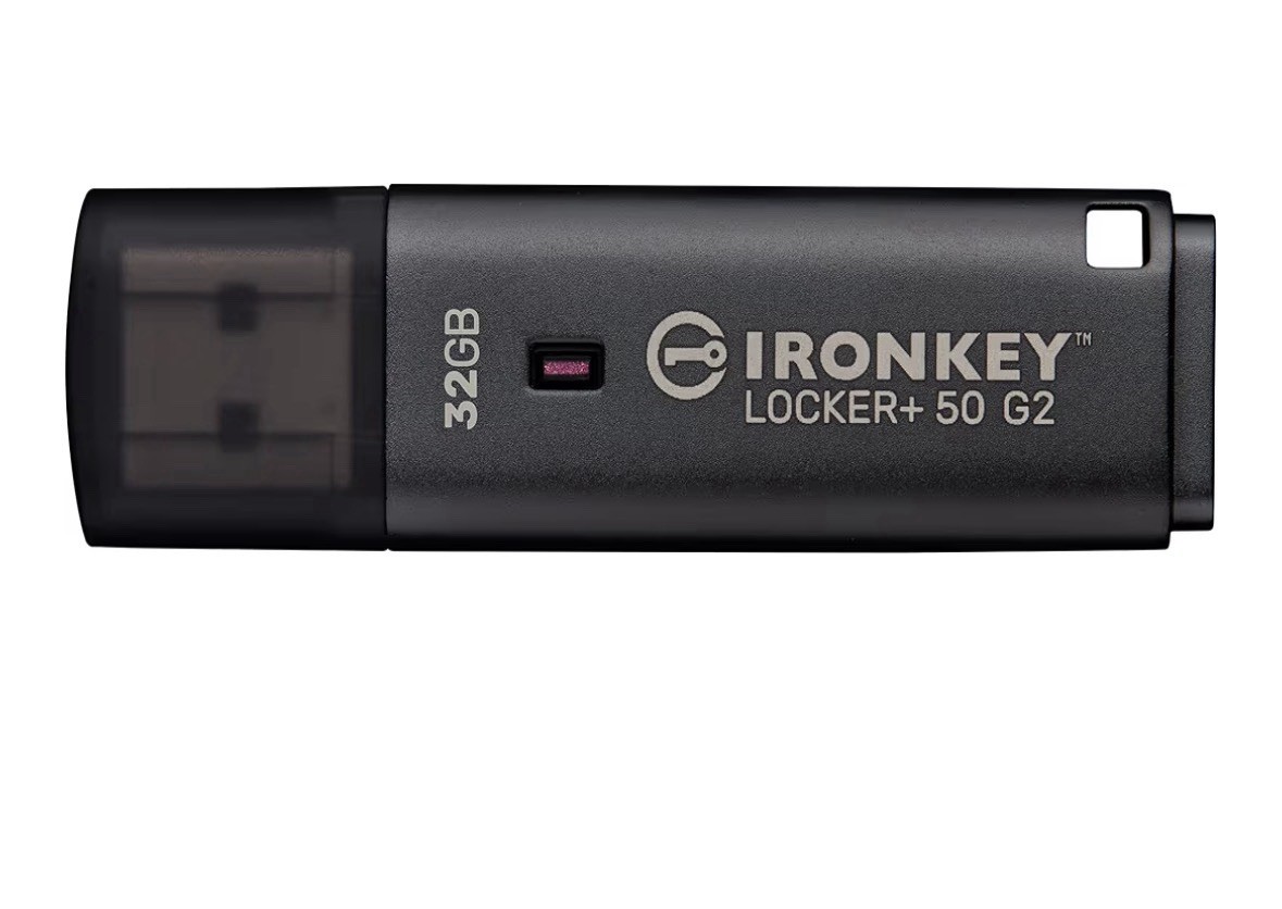 Kingston Technology IronKey 32GB Locker Plus 50 G2, FIPS 197, AES-256