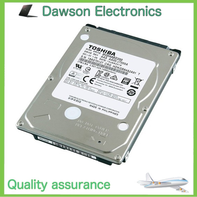 Toshiba 2TB MQ04ABD200 5400RPM 128MB SATA 2.5" Laptop HDD Hard Disk Drive