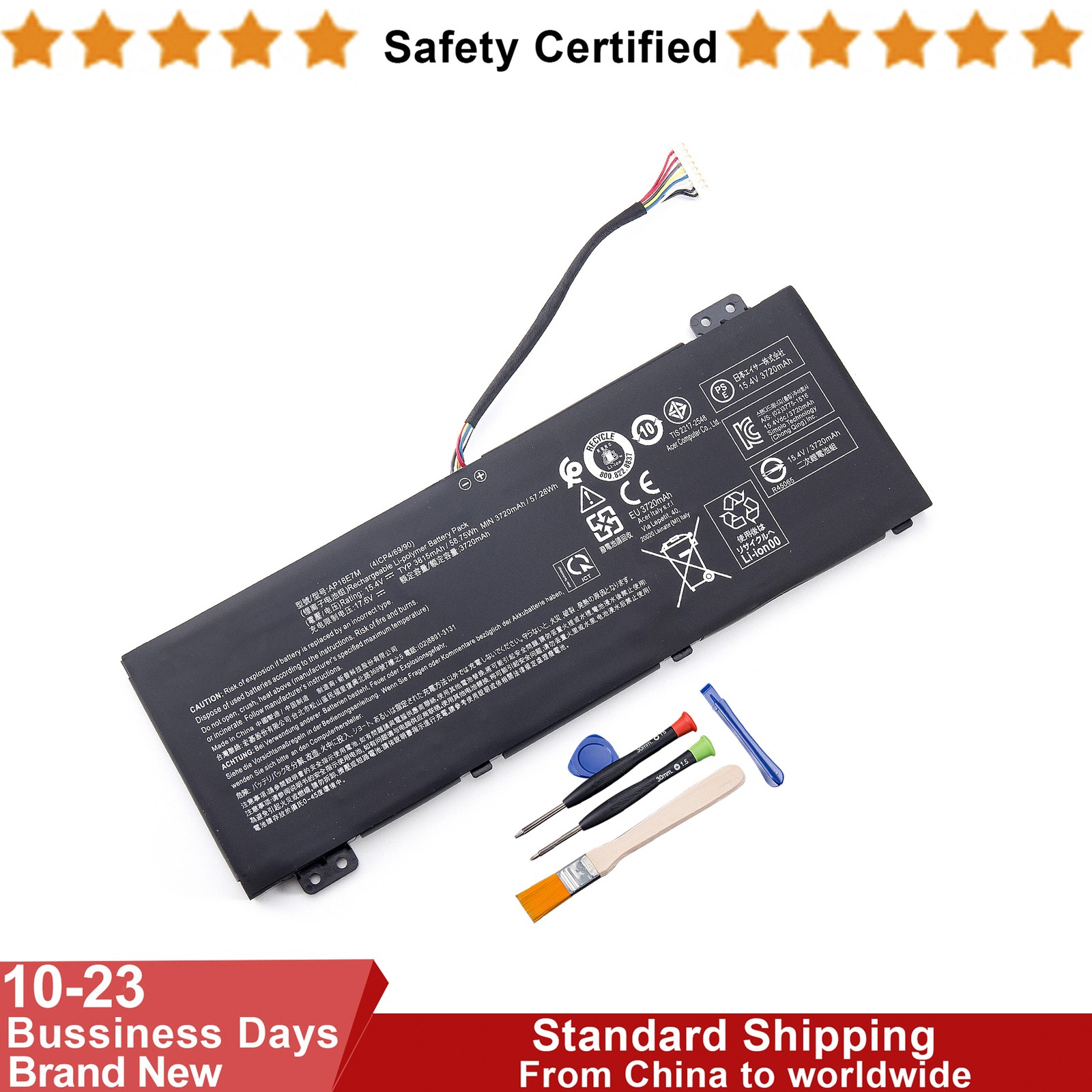 AP18E7M AP18E8M Battery For Acer Nitro 5 AN517-52 AN517-51 AN515-54 AN515-43 NEW