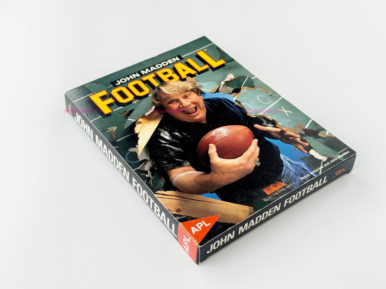 John Madden Football - Electronic Arts - 1988 / Apple II - 1st Edition near mint